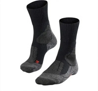 Falke 16443-3010-35-36, Falke Trekkingsocke TK1 Adventure (Merinowoll-Mix) schwarz