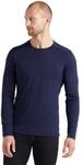 Icebreaker Unterw&auml;sche Langarmshirt 200 Oasis LS Crewe - Merinowolle, enganliegend -