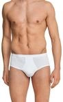 Schiesser Sportslip Original Feinripp mit Eingriff weiss Herren