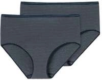 Schiesser Midi Slip Modal Essentials Unterw&auml;sche nachtblau Damen - 2 St&uuml;ck