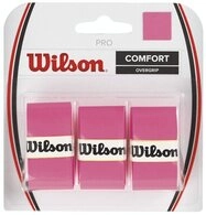 Wilson Overgrip Pro 0.6mm (Komfort/glatt/leicht haftend) pink 3er