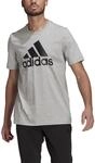 adidas Performance adidas Freizeit Tshirt Essentials Big Logo (100% Baumwolle) grau