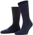 Falke Wandersocke Crew Walkie Ergo (Trekking, Merinowolle) marineblau - 1 Paar
