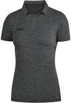 JAKO Sport/Freizeit Polo Premium Basics (Polyester-Stretch-Jersey) dunkelgrau meliert