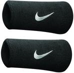 Nike Schweissband Swoosh Jumbo (74% Baumwolle) schwarz - 2 St&uuml;ck