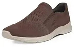 ECCO Sneaker Irving Slip On (Vollnarbenleder und Yak-Nubukleder) braun Herren