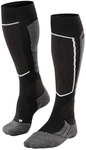 Falke Skisocke SK2 Intermediate Wool (mittelstarke Polsterung) schwarz/grau Herren -