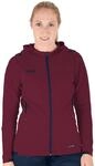 JAKO Trainingsjacke Challenge mit Kapuze bordeauxrot Damen