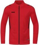 JAKO Trainingsjacke (Polyester) Challenge - Seitentaschen, moderner Look rot