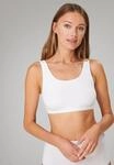Schiesser Bustier 95/5 ohne Cups (95% Baumwolle) Unterw&auml;sche weiss Damen - 2er Pack