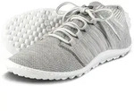 Leguano Barfussschuhe Beat (flexible Sohle, pures Barfu&szlig;gef&uuml;hl) silbergrau
