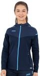 JAKO Kapuzenjacke Champ 2.0 (100% Polyester) marineblau/hellblau Damen