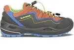 Lowa Multifunktionsschuhe Robin EVO GTX Low (wasserdicht, Veloursleder) graphit/blau
