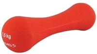 HMS Fitness 17025 Kurzhantel aus Gusseisen mit Neoprenbeschichtung 1,5kg orange - 1
