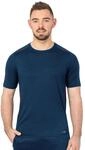 JAKO Sport-Tshirt Challenge - Polyester-Stretch-Jersey - dunkelblau/bordeaux Herren