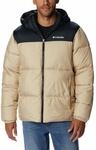 Columbia Winterjacke Puffect mit Kapuze (Thermarator Isolierung, wasserdicht) beige