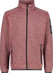CMP 3H60747N-18CM-52, CMP Fleecejacke Knit-Tech mit Stehkragen rot Herren, Gr&ouml;&szlig;e: