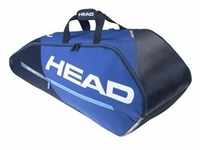 Head Tennis-Racketbag Tour Team (Schlägertasche, 2 Hauptfächer) blau/navyblau...