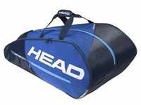 Head Tennis-Racketbag Tour Team (Schlägertasche, 3 Hauptfächer) blau/navyblau...