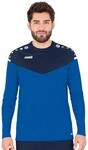 JAKO Sport-Langarmshirt Sweat Champ 2.0 (100% Polyester) blau/marine Herren