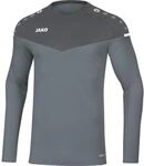 JAKO Sport-Langarmshirt Sweat Champ 2.0 (100% Polyester) grau Kinder