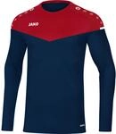 JAKO Sport-Langarmshirt Sweat Champ 2.0 (100% Polyester) marineblau/rot Kinder