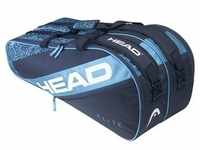 Head Tennis-Racketbag Elite (Schlägertasche, 2 Hauptfächer) blau/navyblau 9R