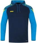 JAKO Kapuzensweat (Hoodie) Performance (Polyester-Fleece) marineblau/hellblau Damen