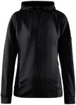 Craft Kapuzenjacke ADV Unify (funktionelles Recyclingpolyester) schwarz Damen