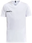 Craft Sport-Tshirt (Trikot) Squad Solid - lockere Schnitt, schnelltrocknend - weiss