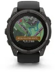 fēnix&reg; 8 - 51 mm Solar Sapphire Graphit/Carbongrau Titan DLC