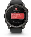 fēnix 8 Pro &ndash; 51 mm, AMOLED Sapphire, Schwarz/Titan Carbongrau DLC Titan mit