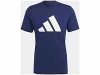 Adidas IB8275, adidas Training Essential Feel Ready Logo T-Shirt Herren in dunkelblau