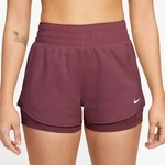 Nike DX6012-654, Nike Dri - Fit One Mid Rise 2in1 3in Shorts Damen mauve
