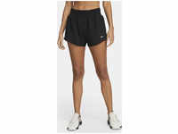 Nike DX6010-010, Nike Dri-Fit One Mid Rise 3in Shorts Damen in schwarz