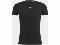 Adidas HK2337, adidas Tech-Fit T-Shirt Herren in schwarz, Größe: XXL
