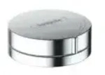 hansgrohe Ger&auml;teabsperrventil 72841800 d= 48mm, rund, Edelstahl Finish