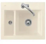 Villeroy und Boch 67800FFU flat 67801F 620x510mm Keram. Ivory cplus