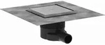 hansgrohe RainDrain Komplettset Punktablauf 56251800 150 x 150 mm, Edelstahl...
