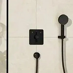 hansgrohe DuoTurn Q Mischer 75414670 Unterputz, für 2 Verbraucher, mattschwarz