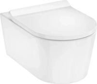 hansgrohe 61115450, hansgrohe EluPura Wand-WC-Set 61115450 wei&szlig;, mit...