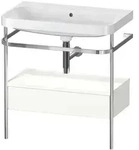 Duravit Happy D.2 Plus M&ouml;belwaschtisch-Kombination HP4842N3636 77,5 x 49 cm,...