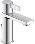 Duravit D-Neo Waschtischarmatur DE1021001010 mit Zugstangen-Ablaufgarnitur, Ausladung