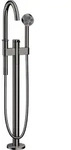 hansgrohe Axor One Wannenarmatur 48440330 Ausladung 220mm, bodenstehend,...