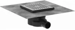 hansgrohe RainDrain Point Komplettset 56248800 Punktablauf, 150 x 150 mm,...