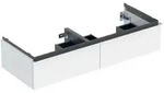 Geberit iCon Doppelwaschtisch-Unterschrank 502314012 118,4x24,7x47,6cm, 2 Schubladen,