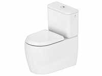 Duravit Qatego Stand-Tiefspül-WC-Kombination 2021090000 39x60cm, 6 l, Rimless,...