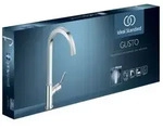 Ideal Standard Gusto K&uuml;chenarmatur BD411AA chrom, mit hohem eckigen Rohrauslauf