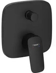 hansgrohe Logis Einhebel-Wannen-Armatur 71407670 mattschwarz, UP, 2 Verbraucher