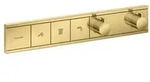 hansgrohe RainSelect Fertigmontageset 15381990 Unterputz-Thermostat, 3 Verbraucher,